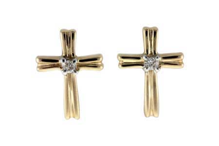 F000-62226: EARRINGS .03 TW