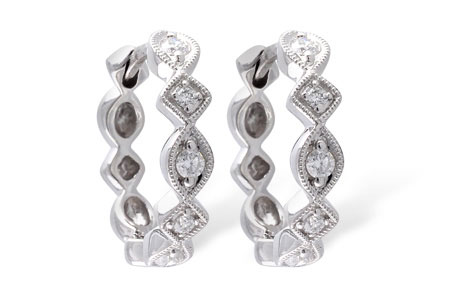 F001-45826: EARRINGS .22 TW