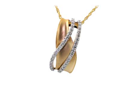 F184-22226: NECKLACE .28 TW