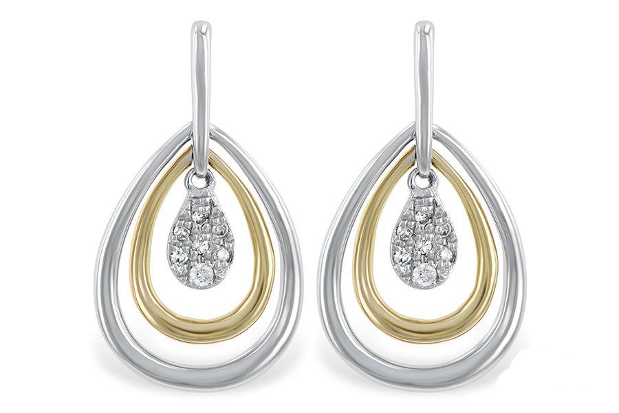 F184-22272: EARRINGS .06 TW