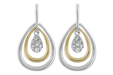 F184-22272: EARRINGS .06 TW