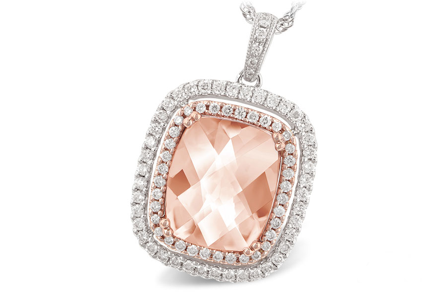 F188-76772: NECK 4.20 MORGANITE 4.66 TGW