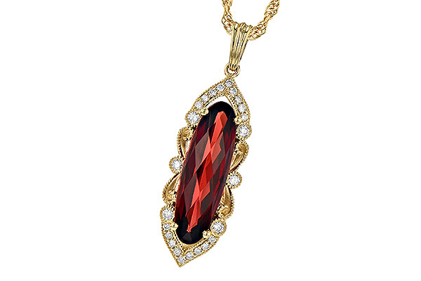 F190-60435: NECK 2.58 GARNET 2.70 TGW