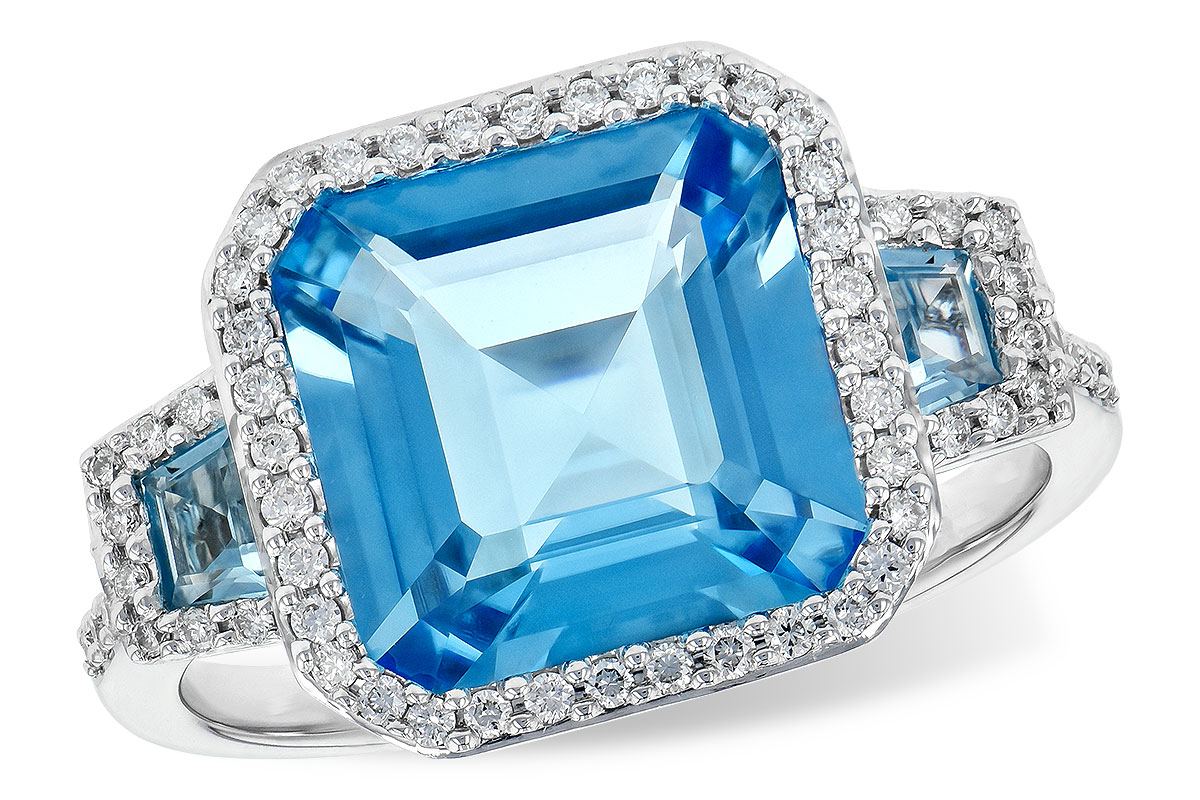 F190-62235: LDS RG 4.40 TW BLUE TOPAZ 4.60 TGW