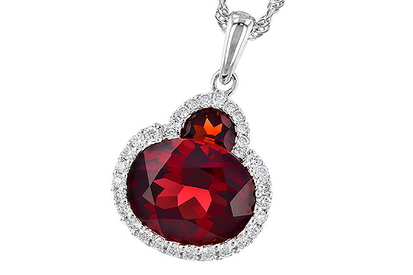 F273-34990: NECK 3.02 TW GARNET 3.16 TGW