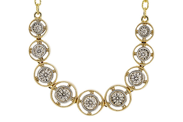 F275-09472: NECKLACE .50 TW (18")