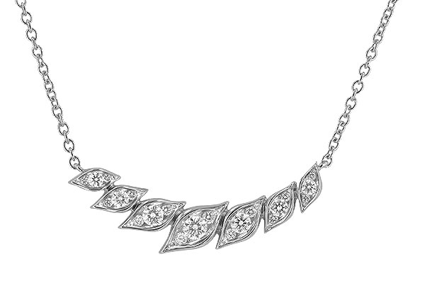 F275-09490: NECKLACE .36 TW