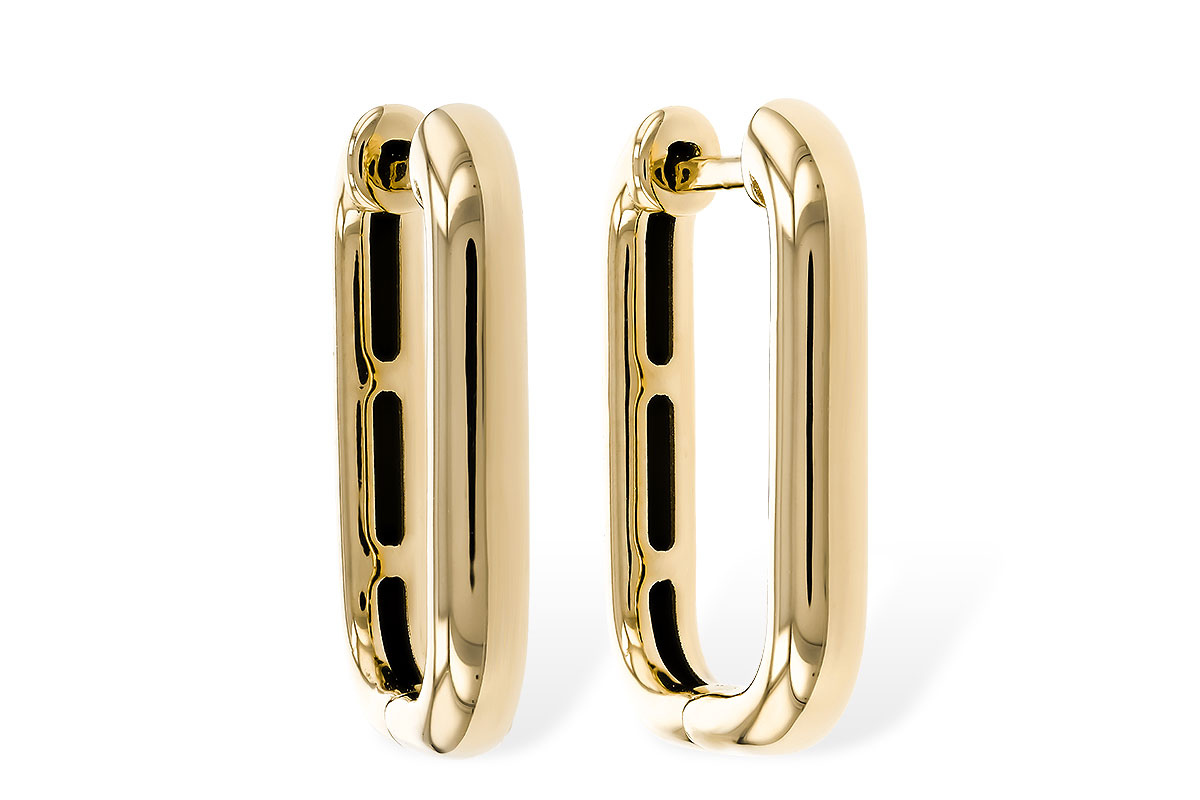 F275-14999: GOLD EARRINGS (18MM)