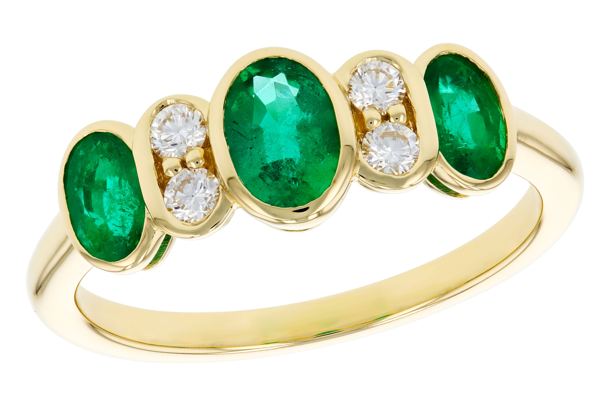 F276-03126: LDS RG .90 TW EMERALD 1.05 TGW