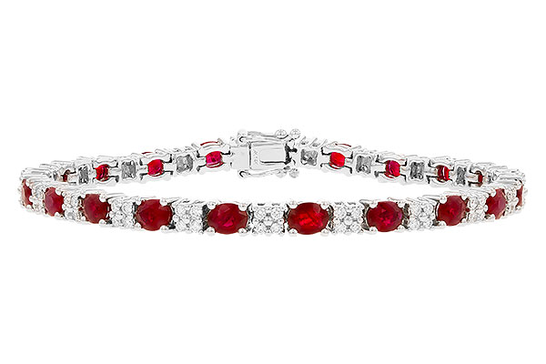 G000-55881: BRACELET 7.10 RUBY 7.92 TGW