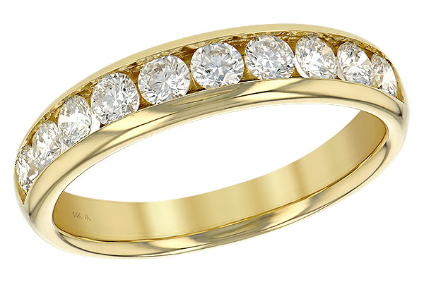 G093-33163: LDS WED RG .75 TW (10 STONES)