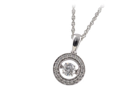 G186-98617: NECKLACE .33 TW