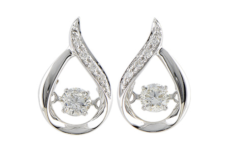 G188-74081: EARRINGS .37 TW