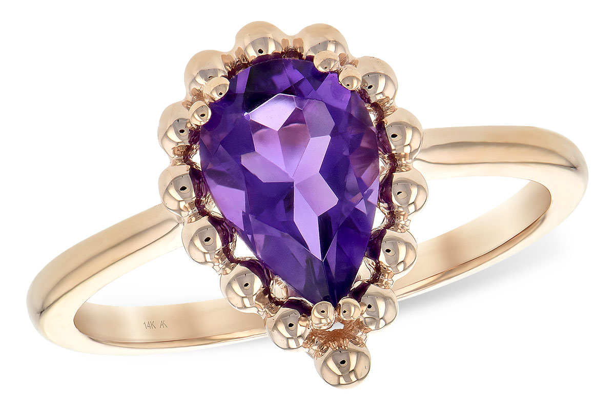 G189-67708: LDS RING 1.06 CT AMETHYST