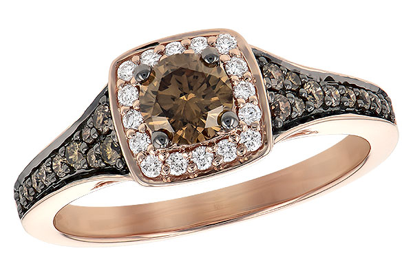 G190-59526: LDS RG .40 BROWN DIA CTR .70 TW