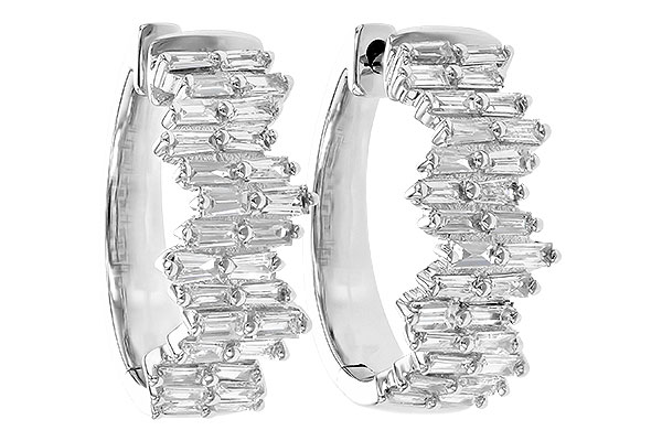 G190-59535: EARR .70 TW BAGUETTE DIAS