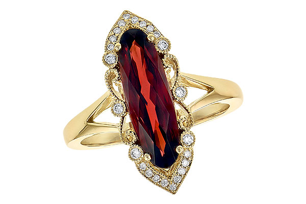 G190-60435: LDS RG 2.58 GARNET 2.70 TGW