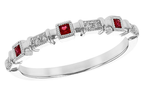 G190-62226: LDS WED RG .09 RUBY .14 TGW