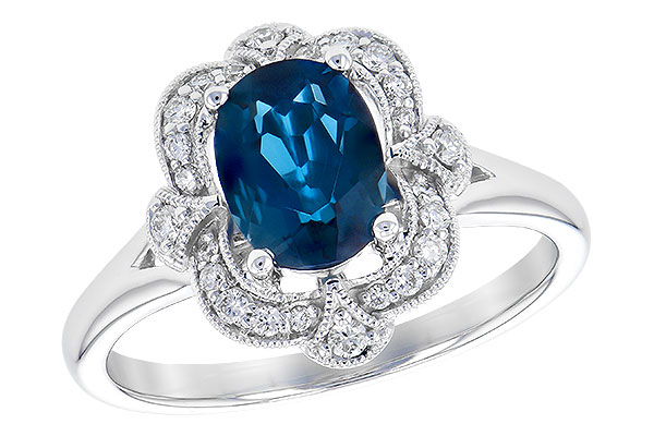 G273-34035: LDS RG 1.35 LONDON BLUE TOPAZ 1.50 TGW