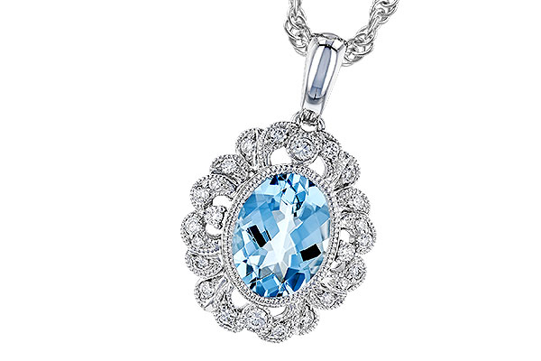 G274-20426: NECK .98 AQUA 1.12 TGW (8x6MM AQ)