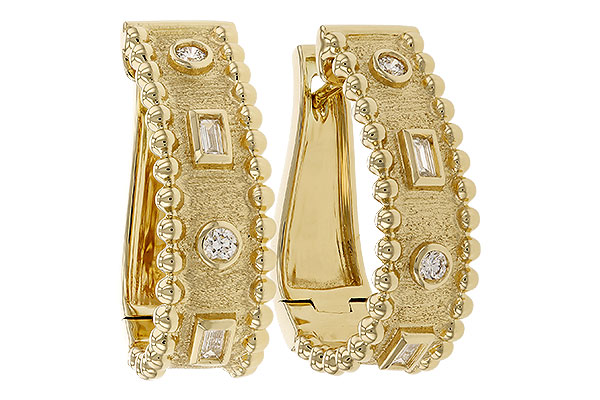 G274-24963: EARRINGS .09 BAG .18 TW