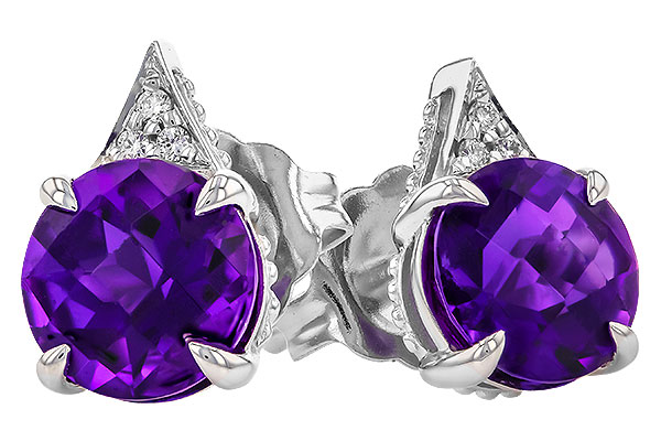 G274-26799: EARR 1.33 TW AMETHYST 1.35 TGW (6MM RD)