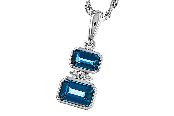 G275-11335: NECK .95 TW LONDON BLUE TOPAZ .98 TGW