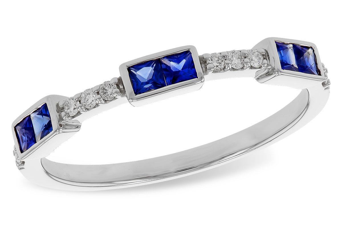 G275-13181: LDS WED RG .36 SAPPHIRE .43 TGW
