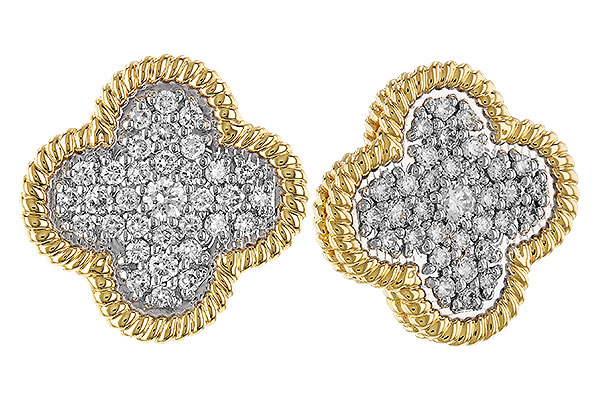 G275-14063: EARRINGS .50 TW