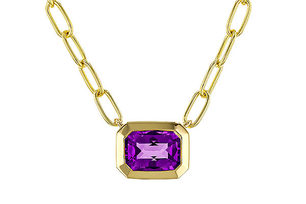 G275-14990: NECKLACE .82 AMETHYST (18")