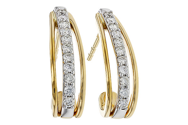 G275-16735: EARRINGS .40 TW