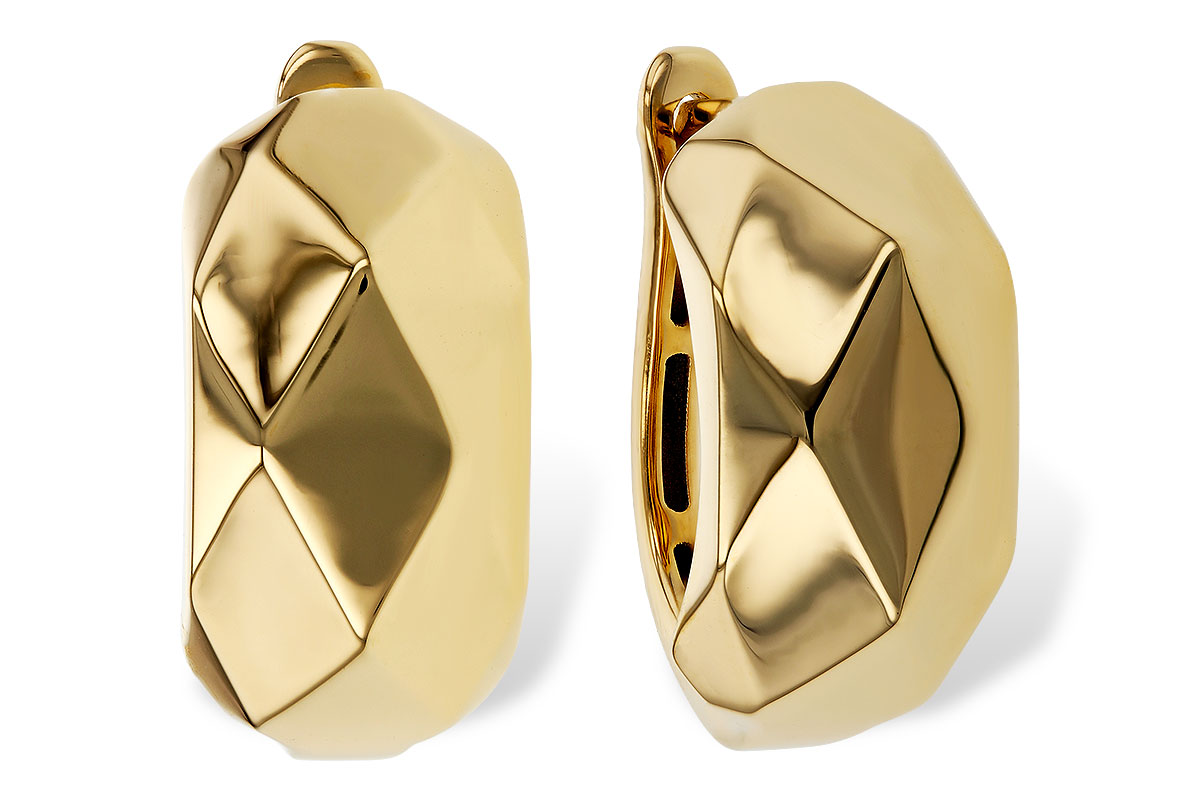 G275-16817: GOLD EARRINGS (18MM)