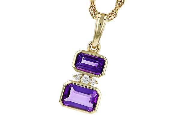 G275-17672: NECK .72 TW AMETHYST .75 TGW