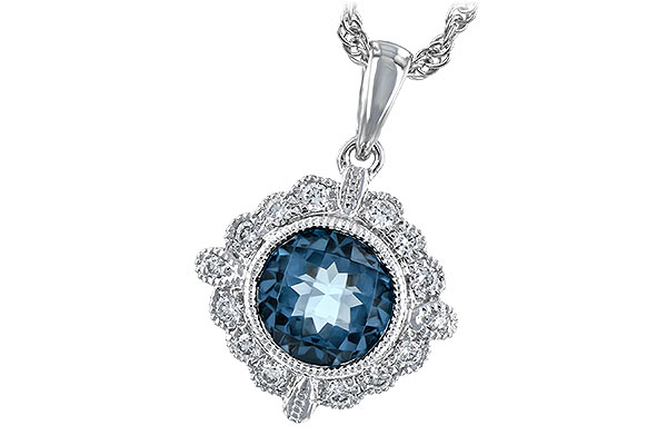 H189-66781: NECK .98 BLUE TOPAZ 1.10 TGW