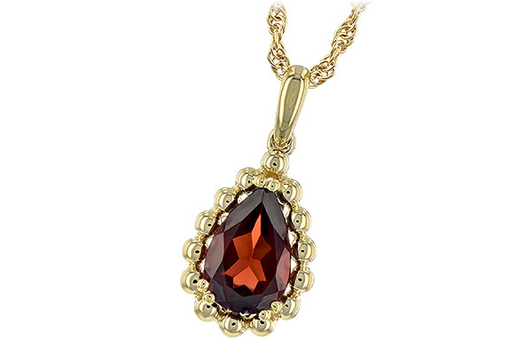 H189-67717: NECKLACE 1.38 CT GARNET