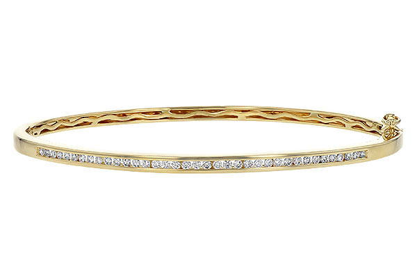 H189-68590: BANGLE BRACELET .50 TW