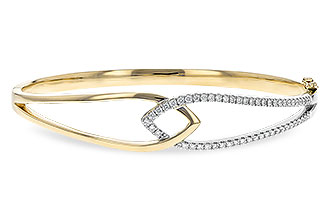 H189-71353: BANGLE BRACELET .50 TW