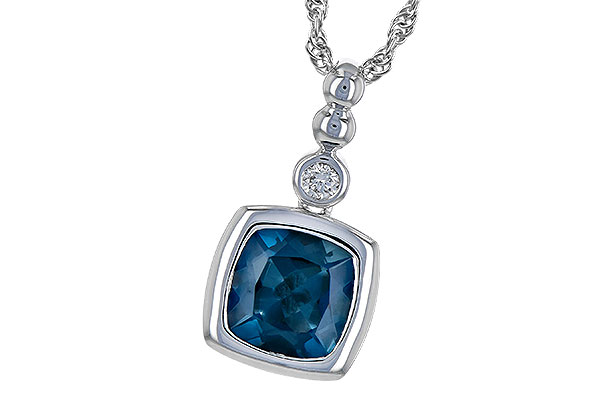 H190-57653: NECK 1.50 LONDON BLUE TOPAZ 1.54 TGW