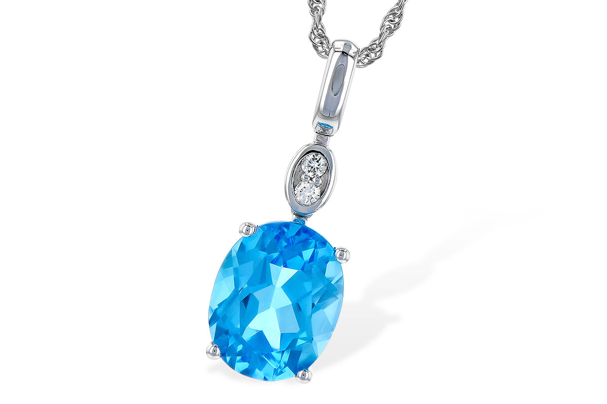 H190-62272: NECK 2.84 BLUE TOPAZ 2.87 TGW (10x8MM BT)