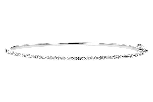 H190-63172: BANGLE BRACELET .50 TW