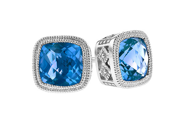 H273-28553: EARR 2.20 TW BLUE TOPAZ