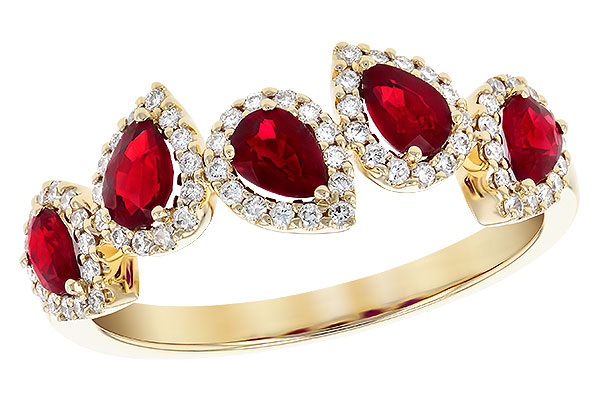 H273-29517: LDS RG .90 TW RUBY 1.14 TGW