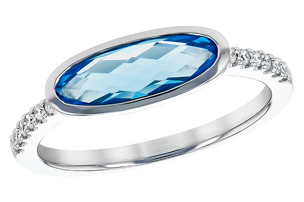 H273-30435: LDS RG 1.30 BLUE TOPAZ 1.40 TGW