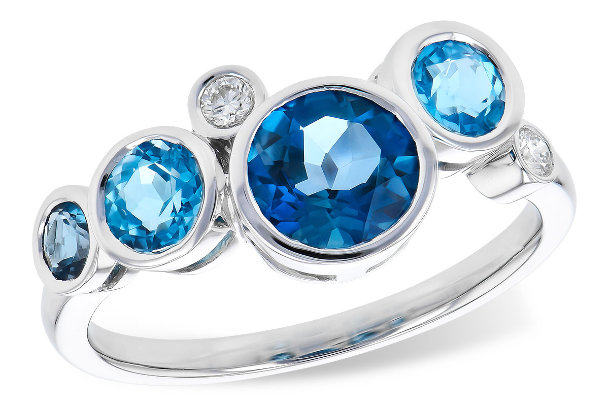 H273-34072: LDS RG 1.40 TW BLUE TOPAZ 1.45 TGW