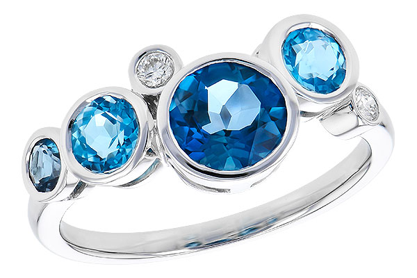 H273-34072: LDS RG 1.40 TW BLUE TOPAZ 1.45 TGW