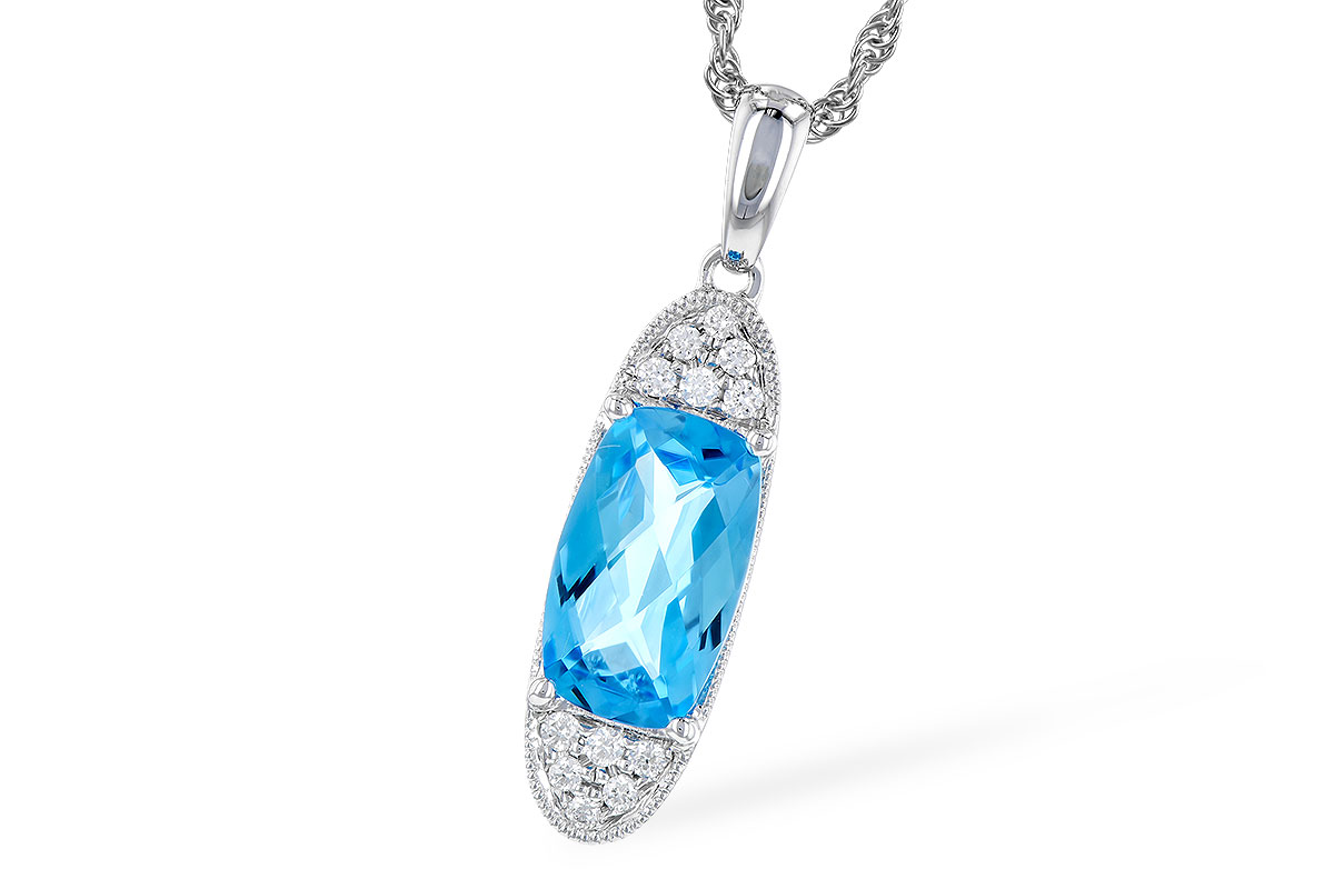H274-18581: NECK 2.02 BLUE TOPAZ 2.12 TGW