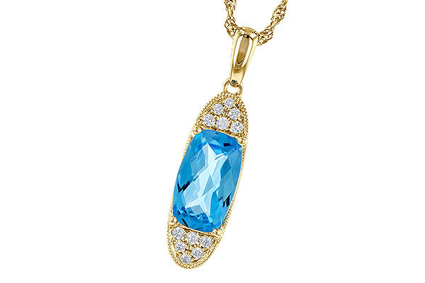 H274-18581: NECK 2.02 BLUE TOPAZ 2.12 TGW