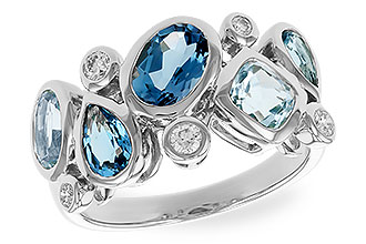 H274-24008: LDS RG 2.57 BLUE TOPAZ TW 2.75 TGW