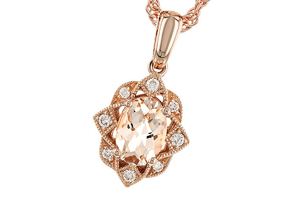 H274-24999: NECK .62 MORGANITE .70 TGW (7x5MM MORG)