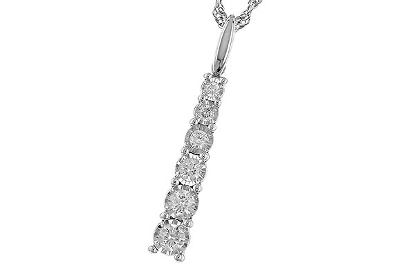 H274-26744: NECKLACE .25 TW